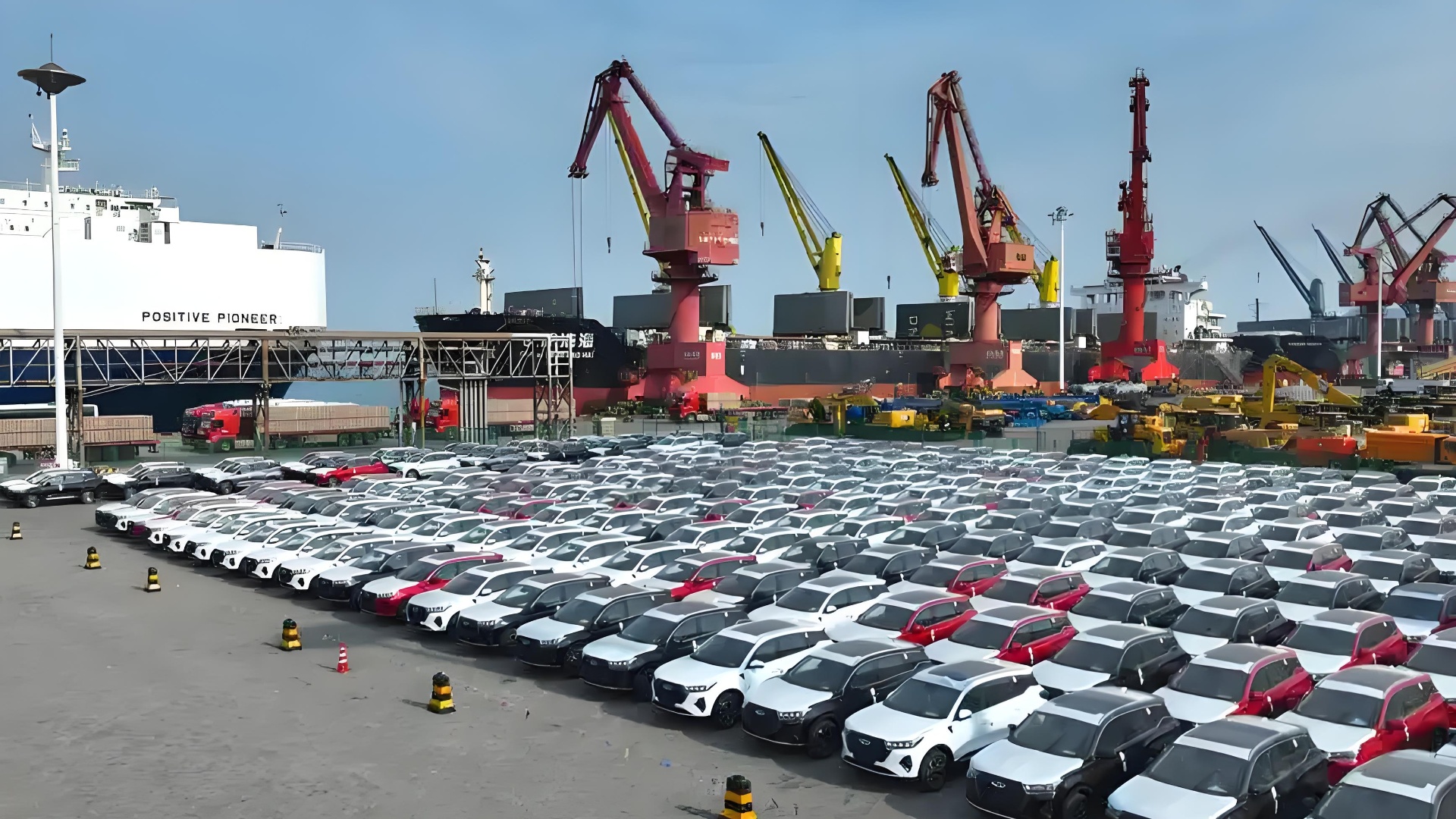 EV export logistics China