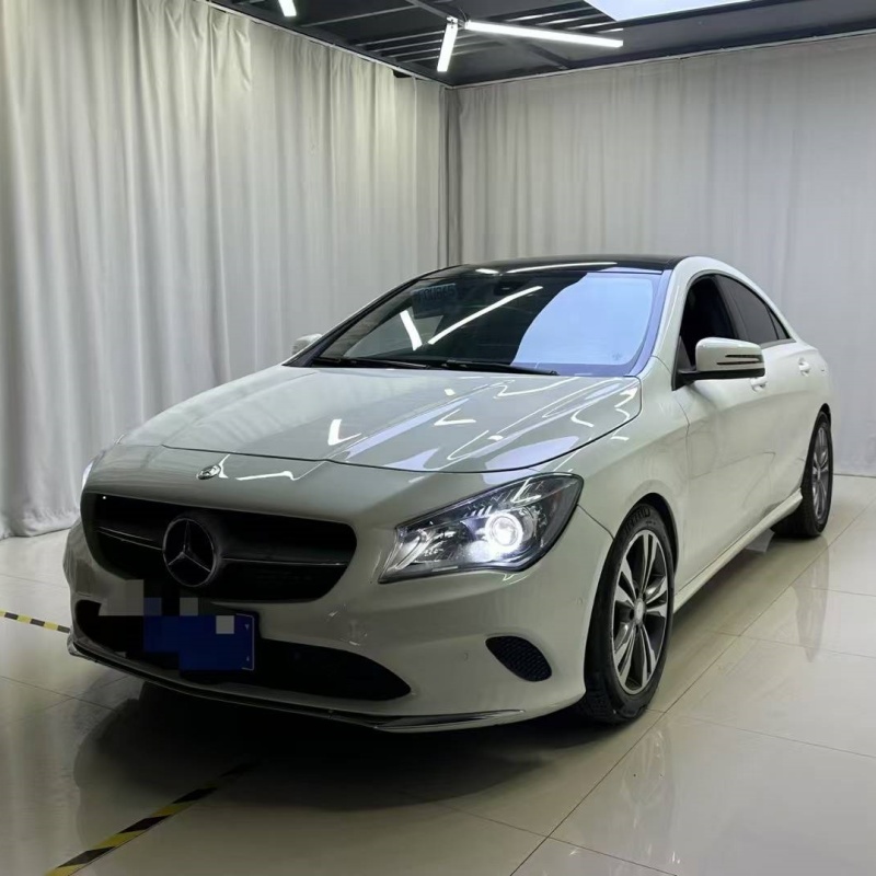 Buy the 2017 Mercedes-Benz CLA – a second-hand premium sedan offering sporty looks, luxury interior, and reliable performance. Available now for export with low mileage and full inspection.